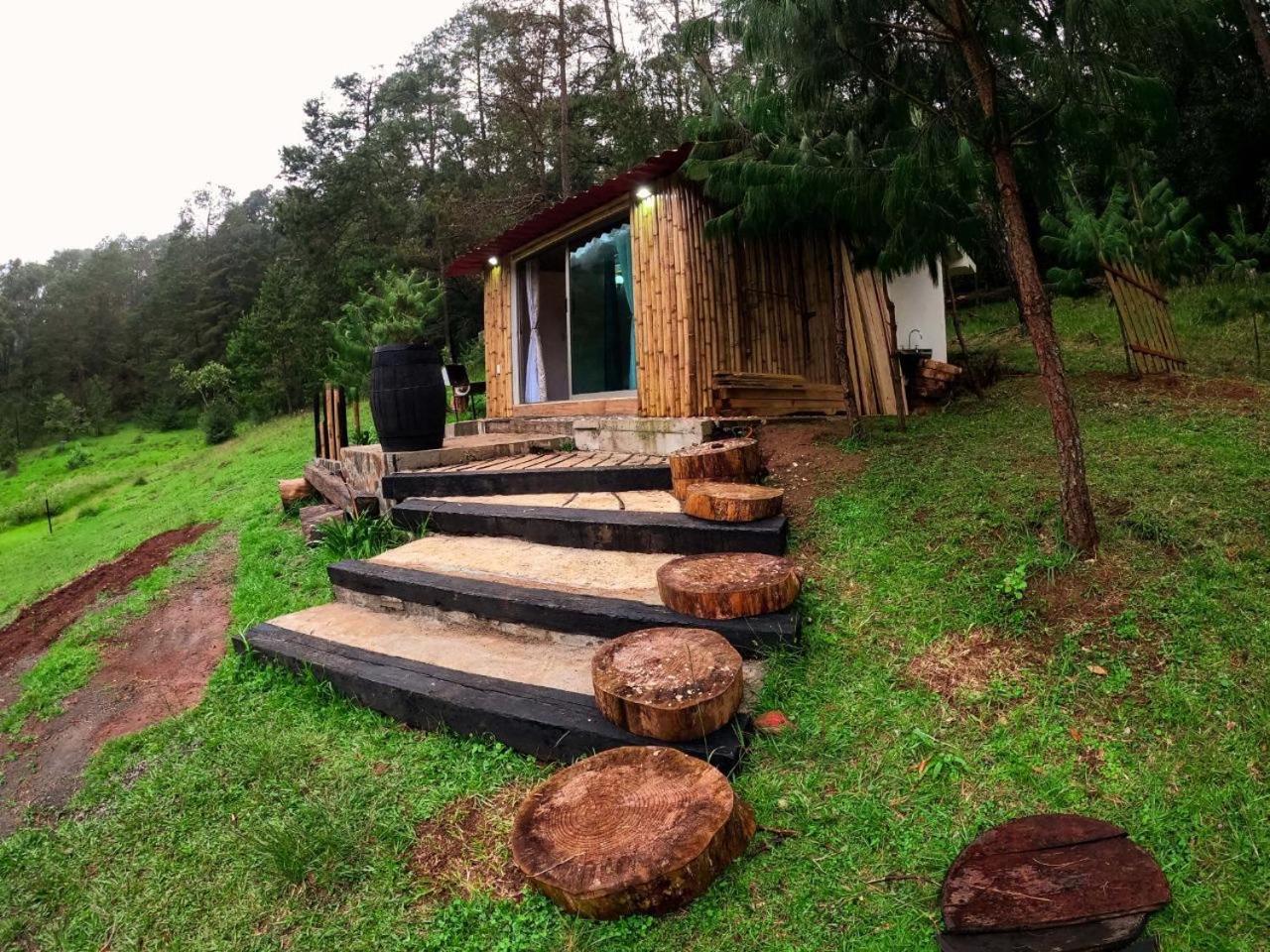 Cabana Romantica En El Bosque! Acaxochitlán Екстериор снимка